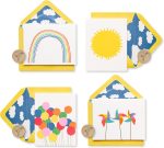Papyrus Blank Cards with Envelopes, Hello (20-Count)